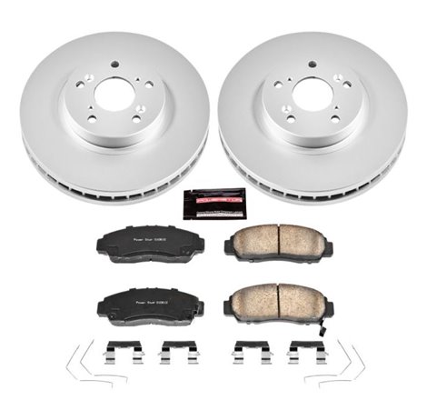 Power Stop 11-14 Acura TSX Front Z17 Evolution Geomet Coated Brake Kit