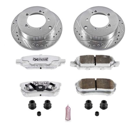 Power Stop 04-06 Mitsubishi Lancer Rear Z26 Street Warrior Brake Kit