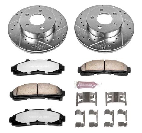 Power Stop 95-01 Ford Explorer Front Z36 Truck & Tow Brake Kit