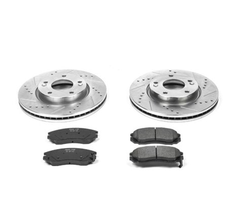 Power Stop 04-06 Hyundai Tiburon Front Z23 Evolution Sport Brake Kit