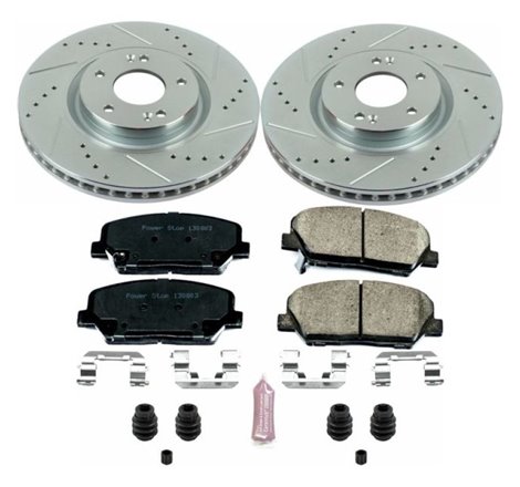 Power Stop 11-15 Kia Optima Front Z23 Evolution Sport Brake Kit