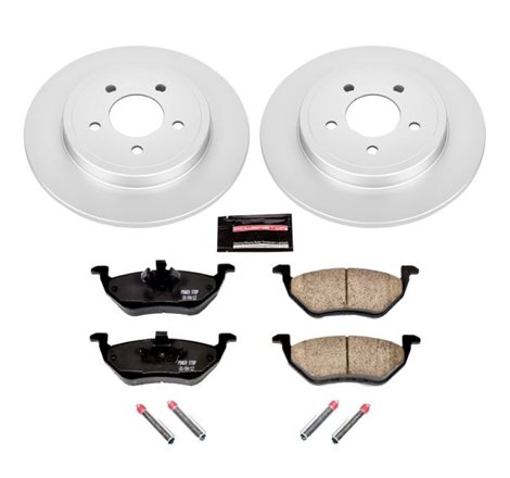 Power Stop 05-08 Ford Escape Rear Z17 Evolution Geomet Coated Brake Kit