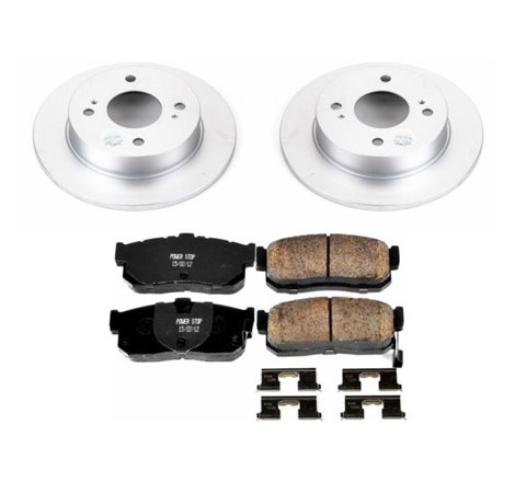 Power Stop 91-96 Infiniti G20 Rear Z17 Evolution Geomet Coated Brake Kit