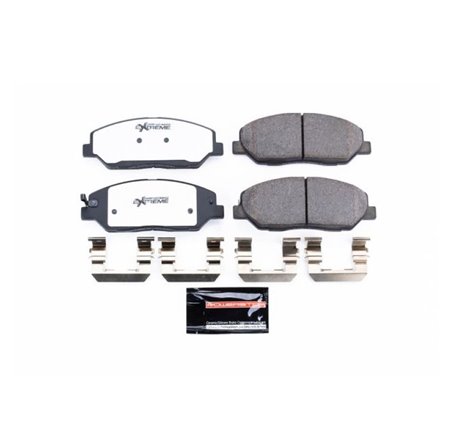 Power Stop 09-11 Hyundai Genesis Front Z26 Extreme Street Brake Pads w/Hardware