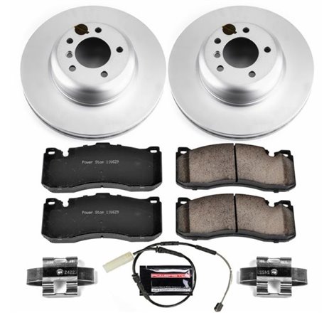 Power Stop 11-13 BMW 135i Front Z23 Evolution Sport Coated Brake Kit