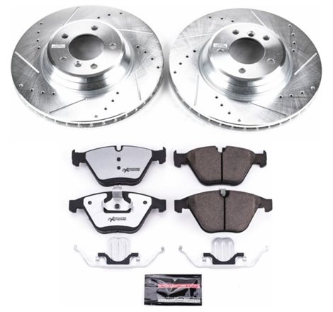 Power Stop 2011 BMW 335d Front Z26 Street Warrior Brake Kit