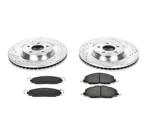 Power Stop 11-14 Ford Mustang Front Z23 Evolution Sport Brake Kit