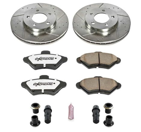 Power Stop 93-97 Ford Thunderbird Front Z26 Street Warrior Brake Kit