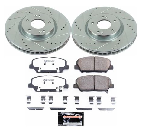 Power Stop 11-15 Kia Optima Front Z26 Street Warrior Brake Kit