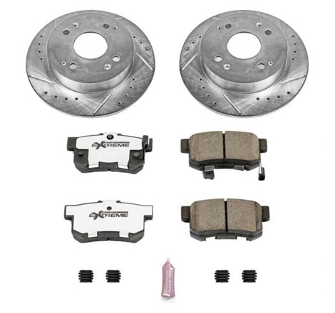 Power Stop 1997 Acura CL Rear Z26 Street Warrior Brake Kit