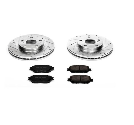 Power Stop 02-06 Toyota Camry Front Z23 Evolution Sport Brake Kit