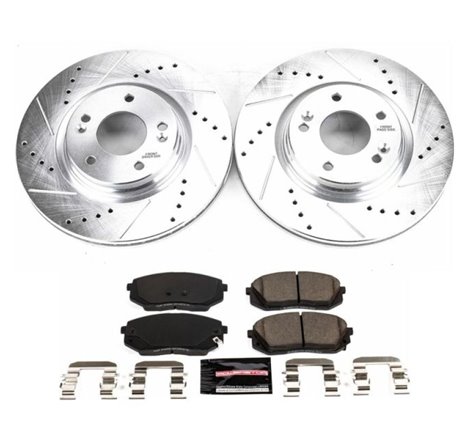 Power Stop 16-19 Hyundai Sonata Front Z23 Evolution Sport Brake Kit