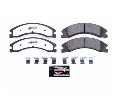 Power Stop 08-19 Ford E-450 Super Duty Rear Z36 Truck & Tow Brake Pads w/Hardware