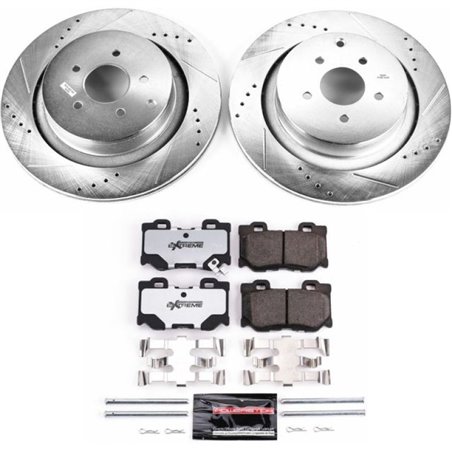 Power Stop 09-13 Infiniti FX50 Rear Z26 Street Warrior Brake Kit