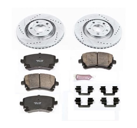 Power Stop 04-09 Audi S4 Rear Z23 Evolution Sport Brake Kit