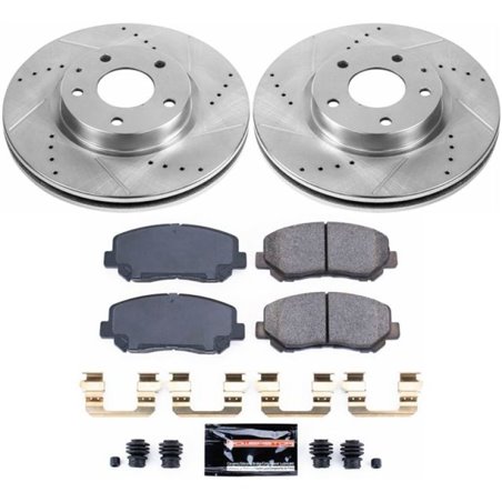 Power Stop 13-15 Mazda CX-5 Front Z23 Evolution Sport Brake Kit