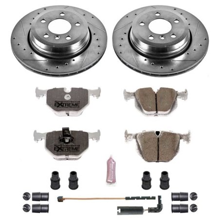 Power Stop 04-10 BMW X3 Rear Z26 Street Warrior Brake Kit