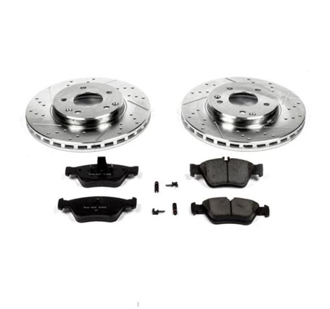 Power Stop 99-00 Mercedes-Benz C230 Front Z23 Evolution Sport Brake Kit