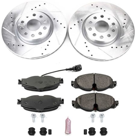 Power Stop 15-18 Audi A3 Front Z23 Evolution Sport Brake Kit