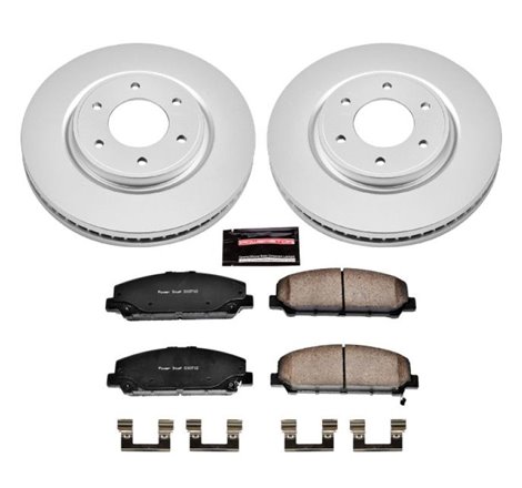 Power Stop 08-10 Infiniti QX56 Front Z17 Evolution Geomet Coated Brake Kit