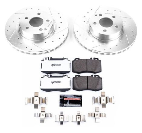 Power Stop 03-06 Mercedes-Benz SL500 Front Z26 Street Warrior Brake Kit