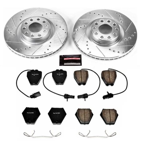 Power Stop 00-04 Audi A6 Quattro Front Z23 Evolution Sport Brake Kit