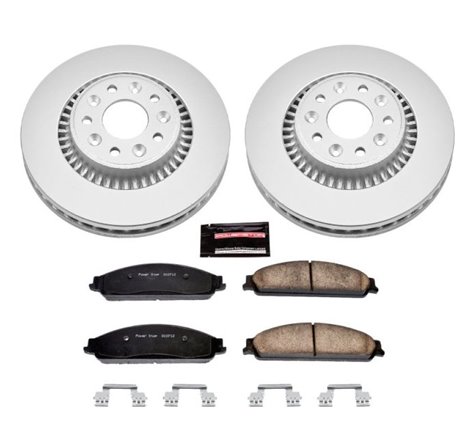 Power Stop 05-07 Ford Five Hundred Front Z17 Evolution Geomet Coated Brake Kit