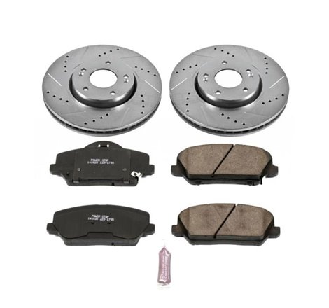 Power Stop 14-17 Kia Forte5 Front Z23 Evolution Sport Brake Kit