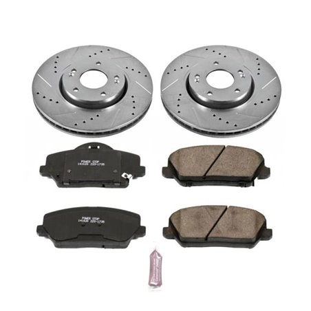 Power Stop 14-17 Kia Forte5 Front Z23 Evolution Sport Brake Kit