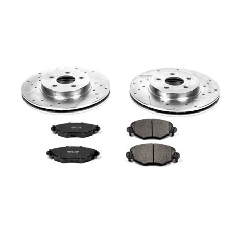 Power Stop 02-08 Jaguar X-Type Front Z23 Evolution Sport Brake Kit