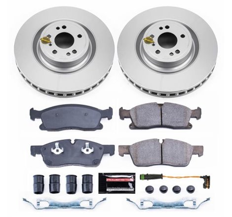 Power Stop 13-16 Mercedes-Benz GL350 Front Z23 Evolution Sport Coated Brake Kit