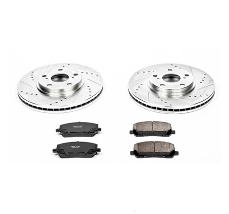 Power Stop 01-07 Toyota Highlander Front Z23 Evolution Sport Brake Kit