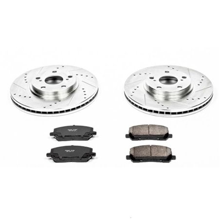 Power Stop 01-07 Toyota Highlander Front Z23 Evolution Sport Brake Kit