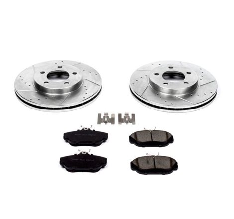 Power Stop 94-00 Ford Taurus Front Z23 Evolution Sport Brake Kit