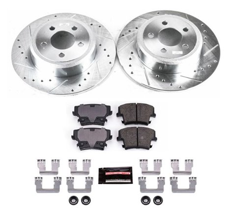 Power Stop 05-19 Chrysler 300 Rear Z23 Evolution Sport Brake Kit