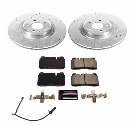 Power Stop 17-18 Audi A6 Front Z23 Evolution Sport Brake Kit