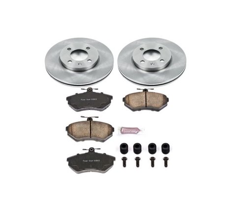 Power Stop 95-02 Volkswagen Cabrio Front Autospecialty Brake Kit