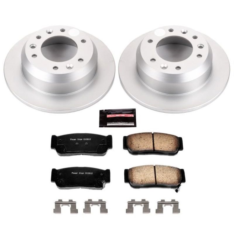 Power Stop 2007 Hyundai Entourage Rear Z17 Evolution Geomet Coated Brake Kit