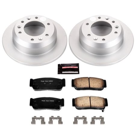 Power Stop 2007 Hyundai Entourage Rear Z17 Evolution Geomet Coated Brake Kit