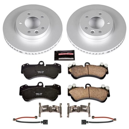 Power Stop 04-06 Porsche Cayenne Front Z23 Evolution Sport Coated Brake Kit