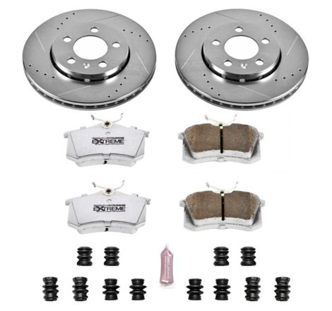 Power Stop 00-06 Audi TT Quattro Rear Z26 Street Warrior Brake Kit