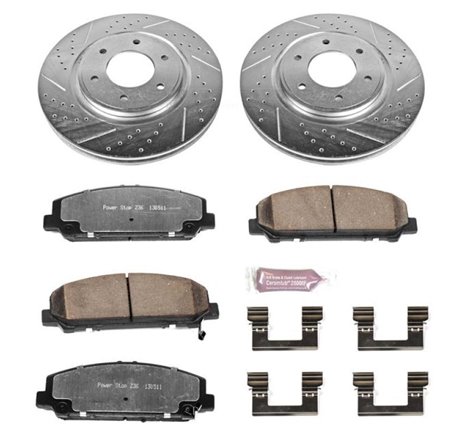 Power Stop 08-10 Infiniti QX56 Front Z36 Truck & Tow Brake Kit