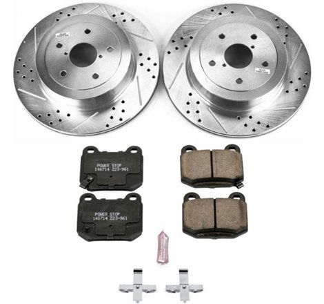 Power Stop 05-07 Subaru Impreza Rear Z23 Evolution Sport Brake Kit