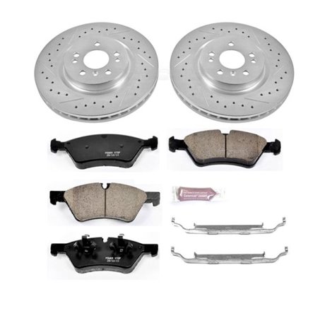 Power Stop 10-11 Mercedes-Benz ML450 Front Z23 Evolution Sport Brake Kit