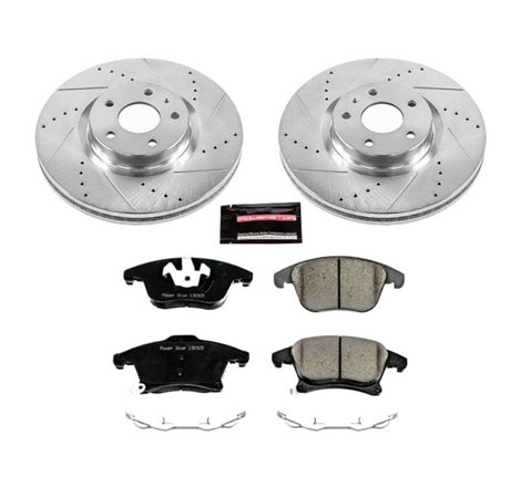 Power Stop 13-19 Ford Fusion Front Z23 Evolution Sport Brake Kit