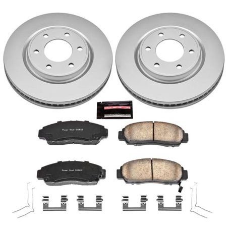 Power Stop 11-13 Infiniti QX56 Front Z17 Evolution Geomet Coated Brake Kit