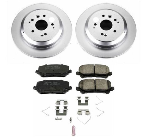 Power Stop 14-16 Acura MDX Rear Z17 Evolution Geomet Coated Brake Kit