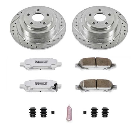 Power Stop 03-06 Subaru Baja Rear Z26 Street Warrior Brake Kit