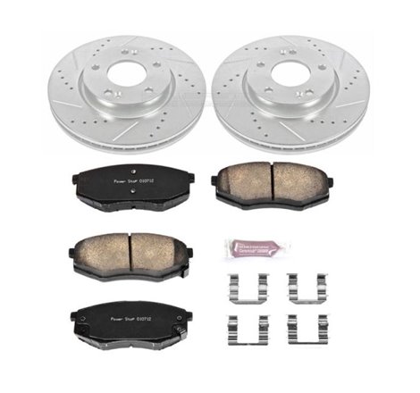 Power Stop 10-12 Hyundai Tucson Front Z23 Evolution Sport Brake Kit