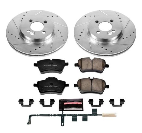 Power Stop 07-10 Mini Cooper Front Z23 Evolution Sport Brake Kit